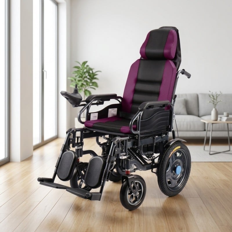 BC-ES6003-A Foldable Steel Electric Wheelchair

