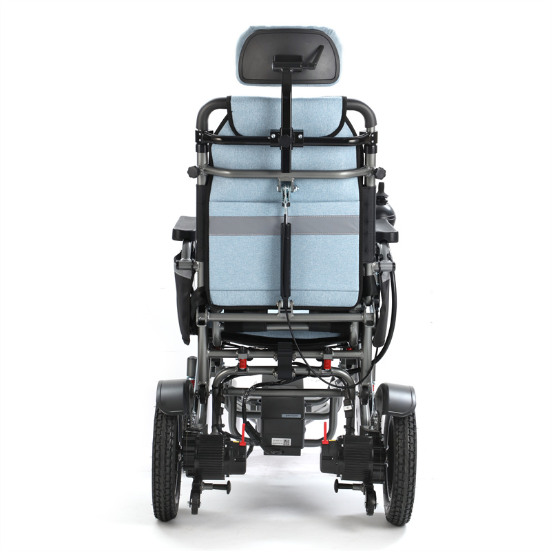 Fauteuil roulant électrique inclinable BC-EA8000-UPMR avec repose-jambes surélevé | pour soins à domicile
