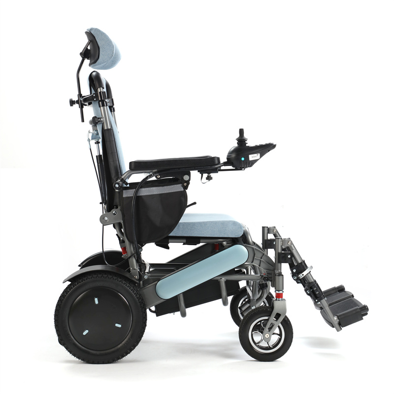 Fauteuil roulant électrique inclinable BC-EA8000-UPMR avec repose-jambes surélevé | pour soins à domicile