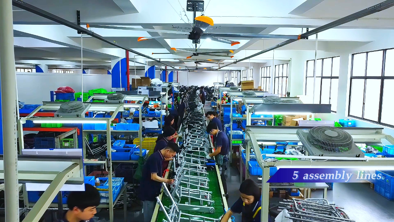 Electric wheelchair factory audit covering product documents and packaging
