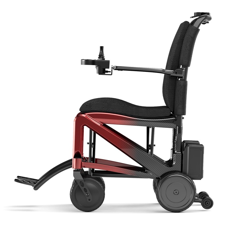 BC-EC8003-X (6 colių) naujos konstrukcijos anglies pluošto elektros vežimėlis su 6 colių ratu