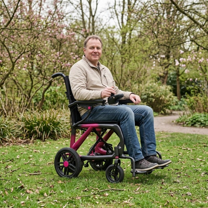 bc-ec8003-x-electric-wheelchair-park-grass-magenta-accents.jpg