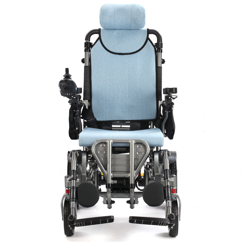Fauteuil roulant électrique inclinable BC-EA8000-UPMR avec repose-jambes surélevé | pour soins à domicile
