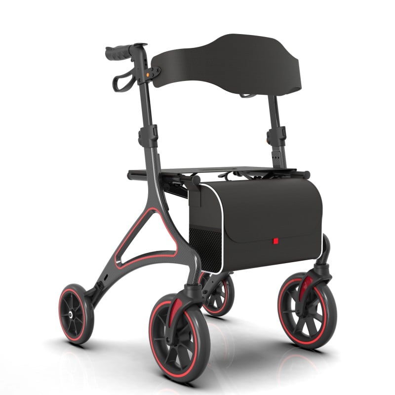عكاز خفيف الوزن قابل للطي بتصميم جديد من ألياف الكربون (BC-WA03) (لتصنيع حسب الطلب OEM/ODM)