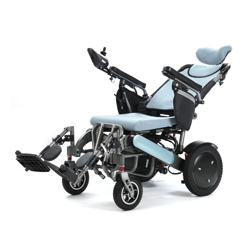 Fauteuil roulant électrique inclinable BC-EA8000-UPMR avec repose-jambes surélevé | pour soins à domicile