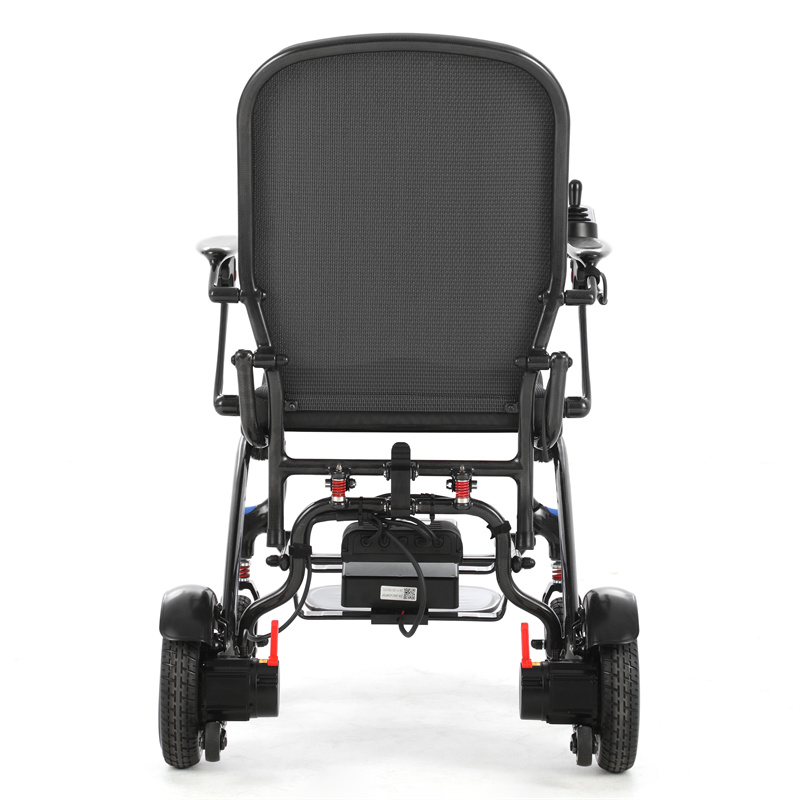 كرسي متحرك كهربائي خفيف مصنوع من ألياف الكربون للتنقل والسفر BC-EC8002-S