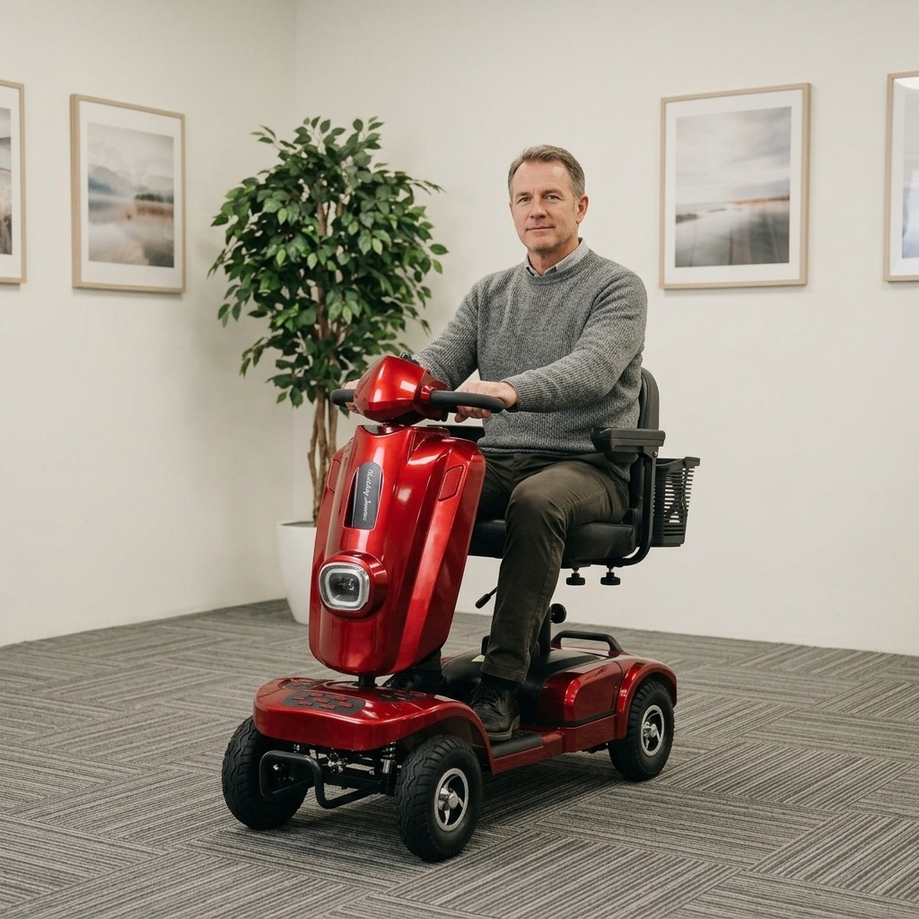 red-four-wheel-mobility-scooter-rider-indoor-showroom.jpg