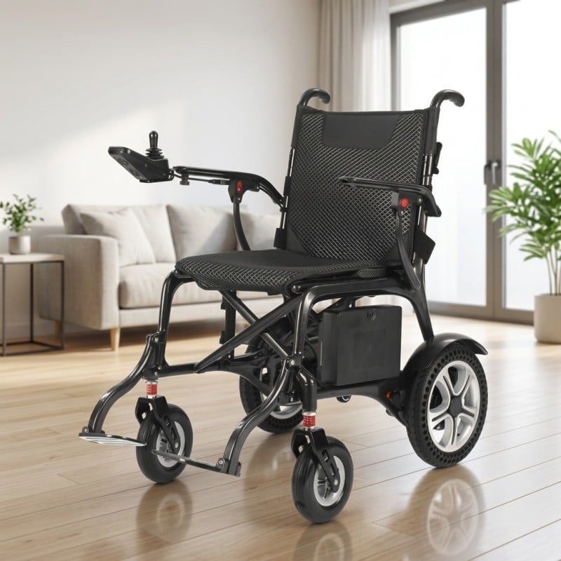 BC-EC8003-HD Cadeira de rodas elétrica dobrável totalmente em fibra de carbono
