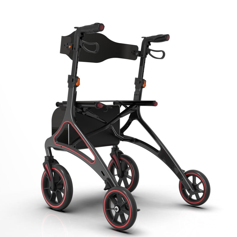 عكاز خفيف الوزن قابل للطي بتصميم جديد من ألياف الكربون (BC-WA03) (لتصنيع حسب الطلب OEM/ODM)