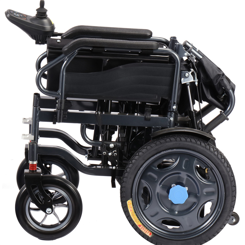 BC-ES6001-A Zliatinové zadné koleso Laceno cena Elektrický skladací invalidný vozík