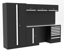 TOMAC TC11S851 Pro Modular Storage: 500/600mm Depth, Heavy-Duty, Customizable for Garages & Workshops