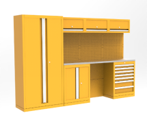 TOMAC TC11S851 Pro Modular Storage: 500/600mm Depth, Heavy-Duty, Customizable for Garages & Workshops