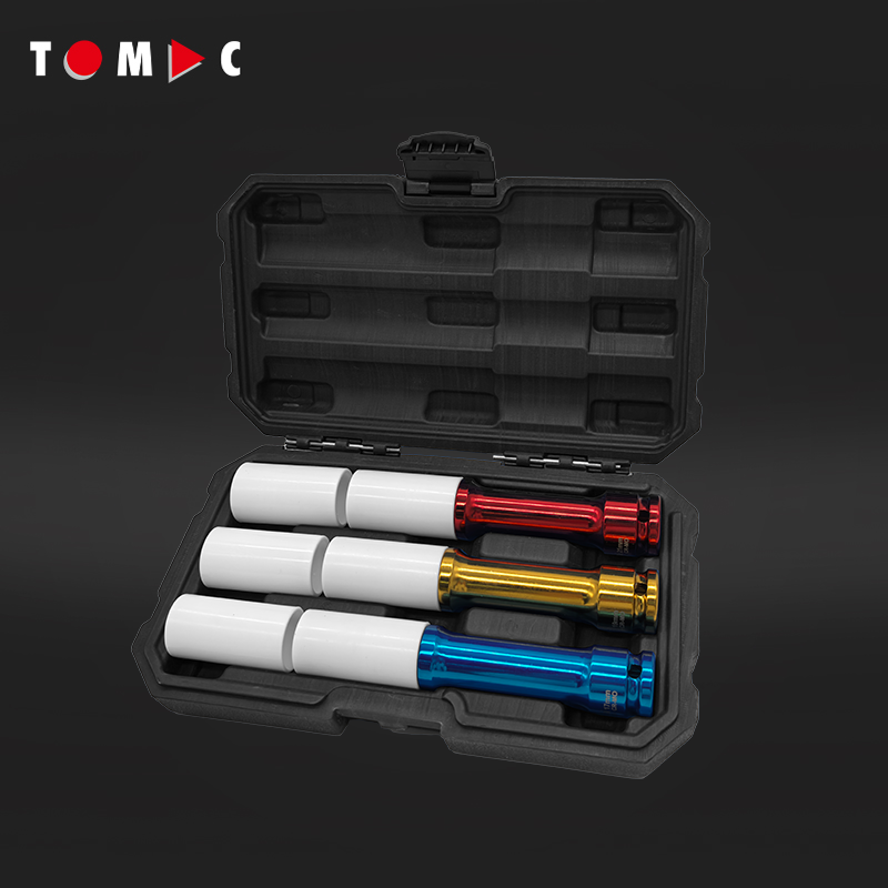 TC3083150 TOMAC Chrome-Molybdenum Steel Wheel Impact Socket Lug Nut Socket Tool Set 1/2