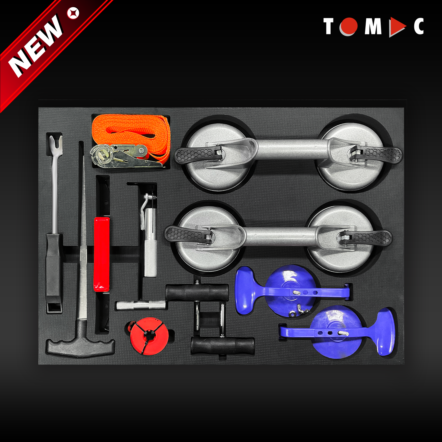 TC1507612 TOMAC Windshield Glass Removal Tool Set 12PCS