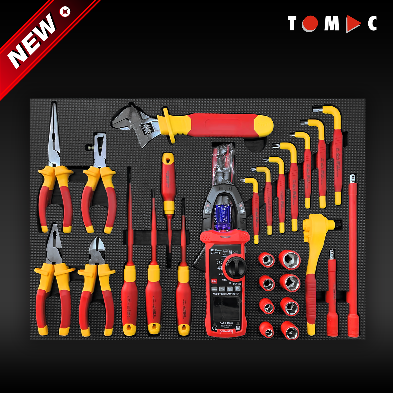 TC1507726 TOMAC Heavy Duty VDE Insulated Tool Set 26PCS