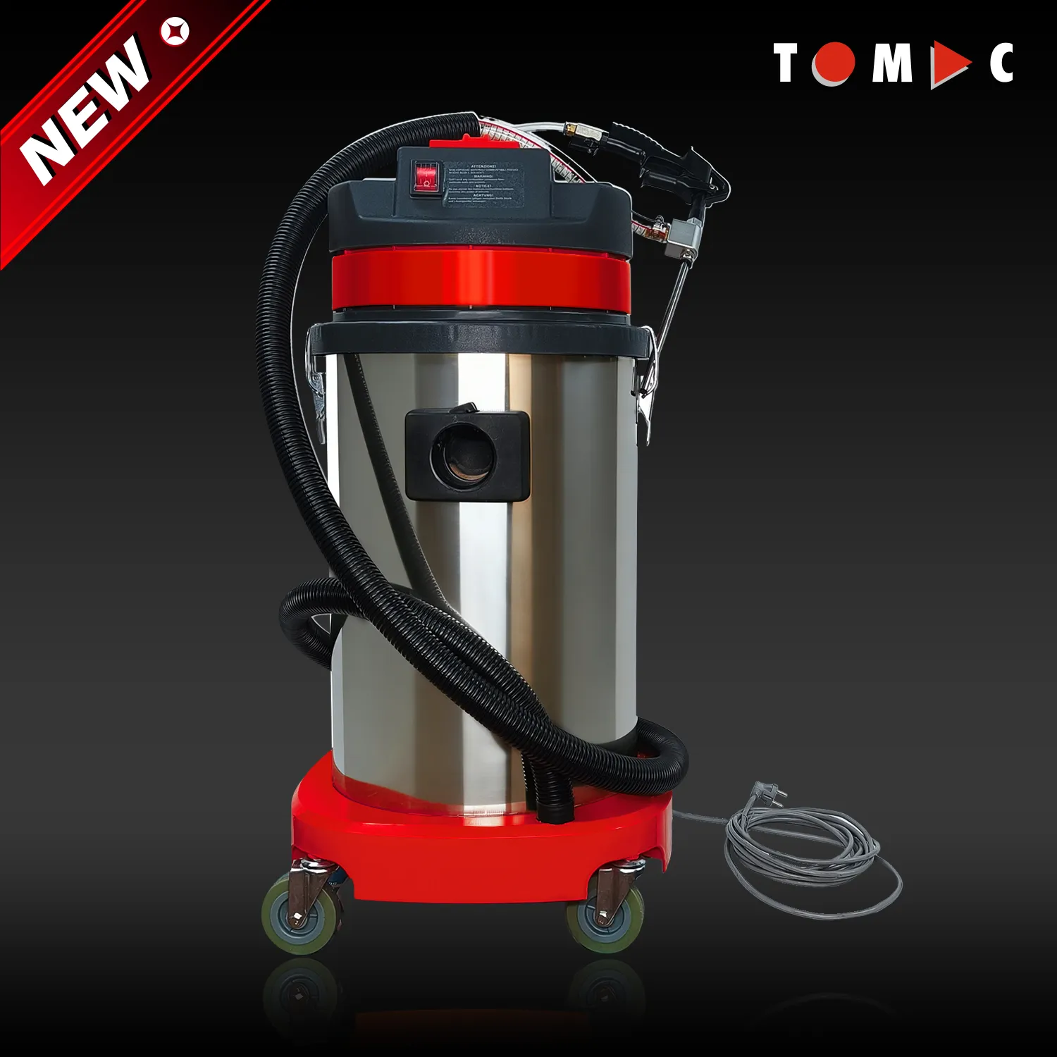 TC15011030 TOMAC 30L Walnut Blaster Engine Intake Valve Cleaning Machine For Intake Port & Valve Carbon Cleaning On GDI / Turbo Engines, CE Certified
