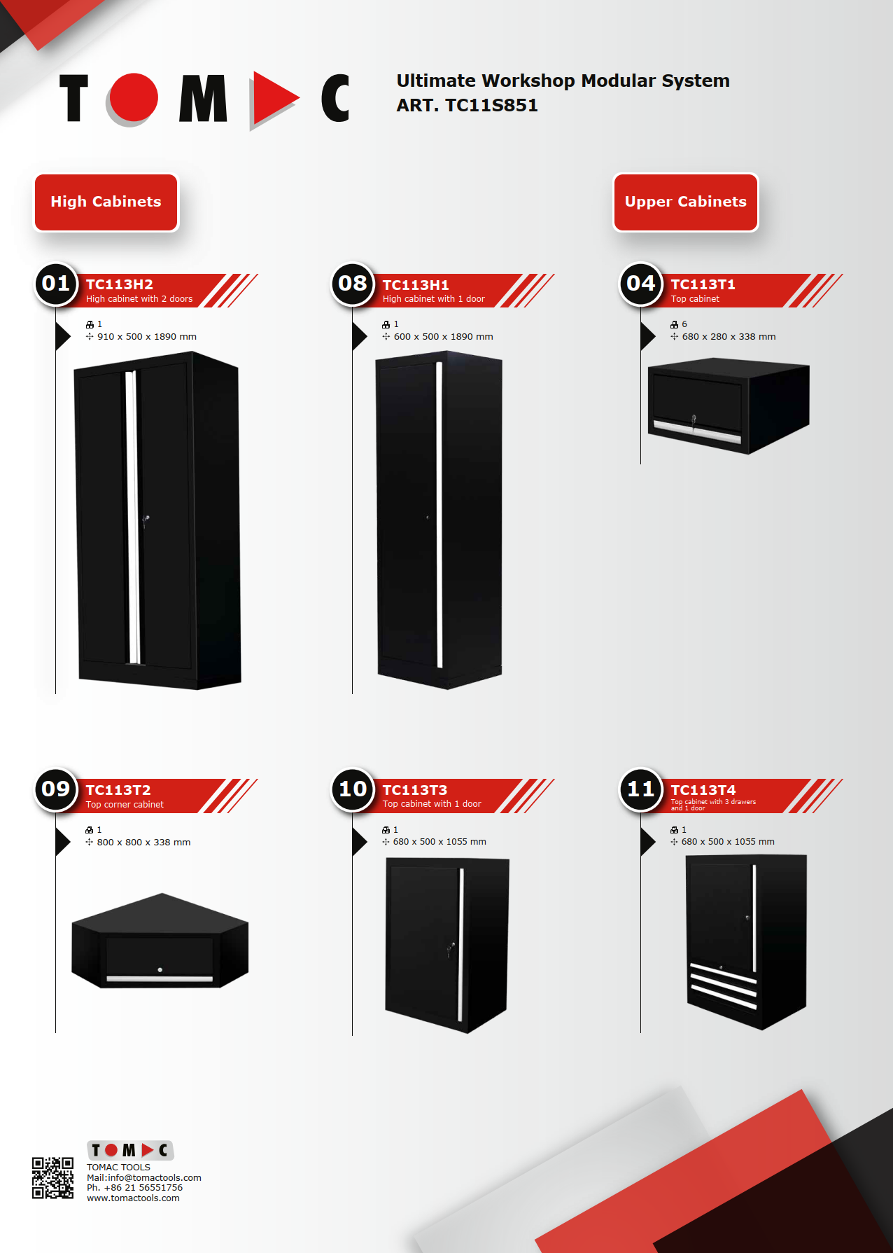 tc11s851 pro garage storage tool cabinet ultimate modular system-0
