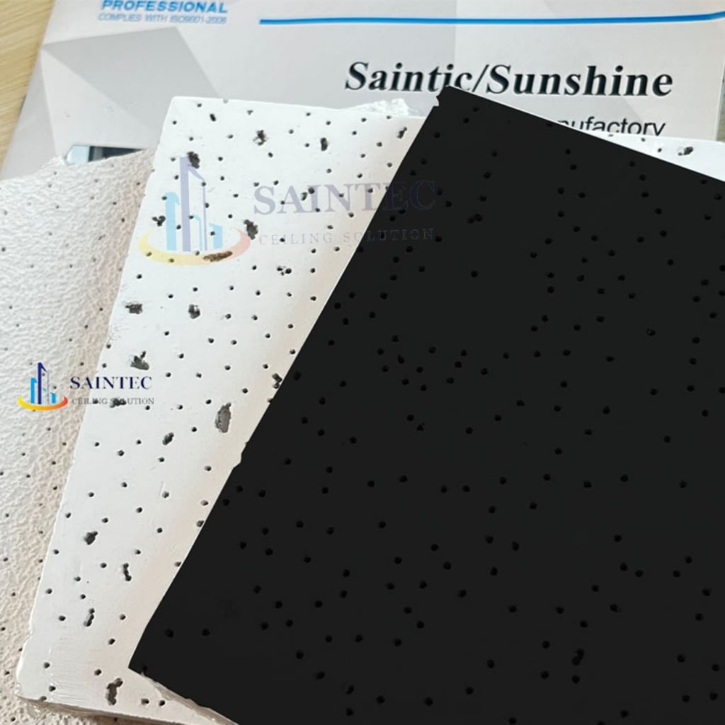 Custom Modern White Square 600X600 Acoustic Mineral Fiber Board Waterproof Soundproof Fireproof Heat Insulation Hospital