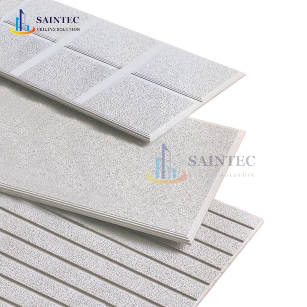 Modern 60x60cm Mineral Fiber Acoustic Ceiling Tiles Suspended Artistic Square Design Soundproof Waterproof Fireproof