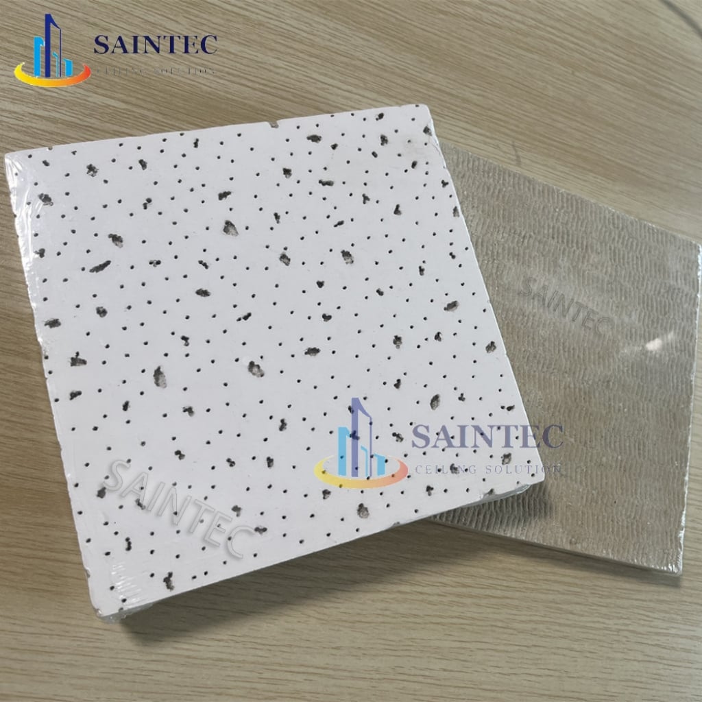 Modern Design Custom False Mineral Fiber Board Waterproof Soundproof Square Ceiling Tiles 6-20mm Thickness Heat Ceilings