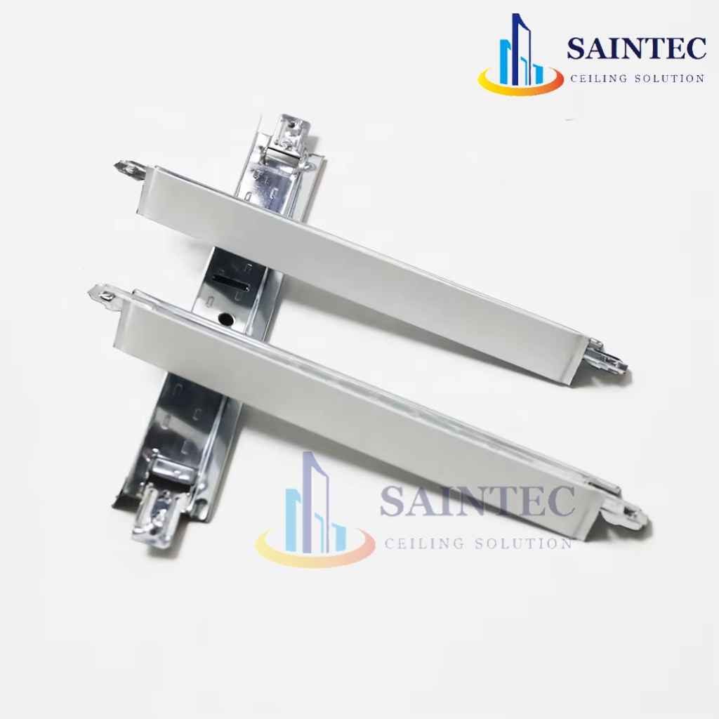 Modern Design Saintec 15/16 T-Bar Drop Ceiling Grid System Standard Kits Galvanized Steel Fireproof High Strength