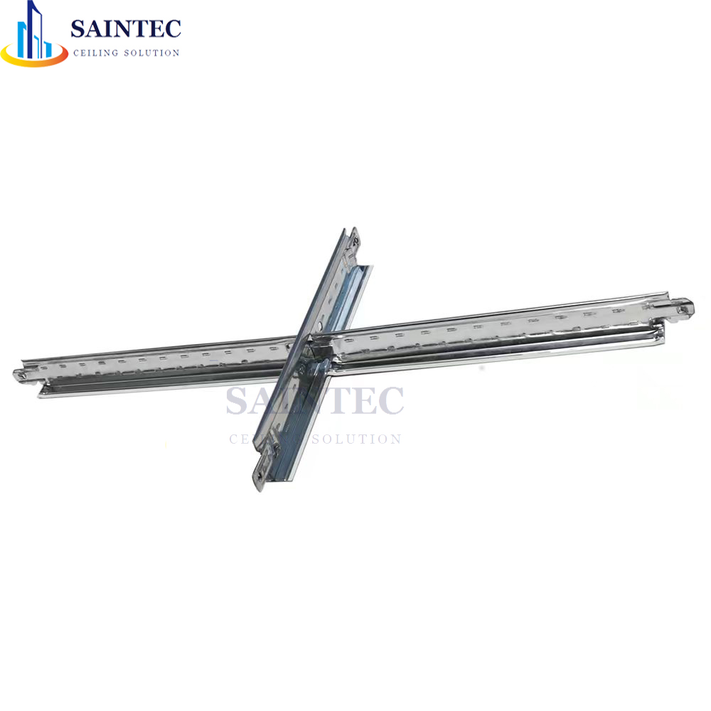 Saintec S-SG-01 Modern Fireproof Moisture-Proof Corrosion-Resistant Galvanized Steel High Strength T-Type Ceiling Grid Made