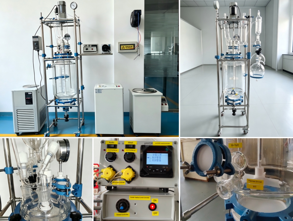 Završen 50L stakleni filtralni reaktor s pH kontrolnim sustavom Isporučen u Tursku