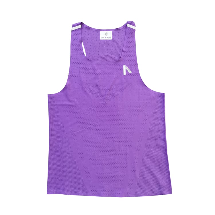 63 Canotta da Allenamento Donna Senza Cuciture con Pannello in Tessuto a Maglia Traspirante, Top Leggero per Palestra e Corsa