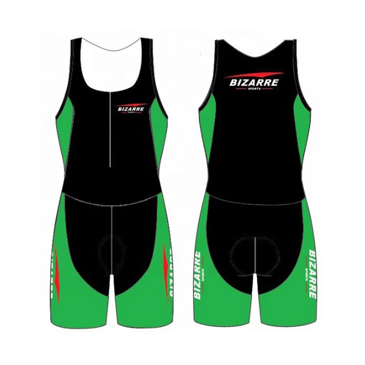 B324 Custom Tri-Racing Fahrrad Schwimmen Laufen Shorts Ärmel Triathlonanzug Trisuit Sport Kurz Fahrradanzug