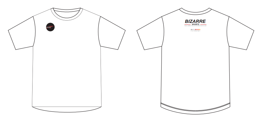Rundhals T-Shirt Blanko-Template