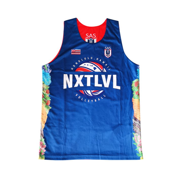 Individuelle, reversible Basketball-Weste mit Rundhals-Design für leistungsstarke Teamkleidung für Herren und Damen