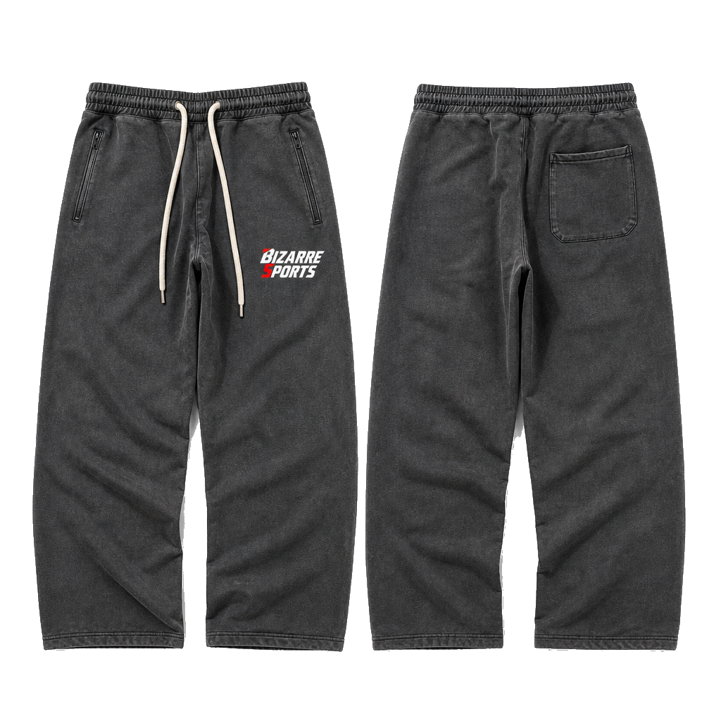 420G Heavyweight Basketball Warm Up Pants with Combed-Cotton Texture and Boxy Drape