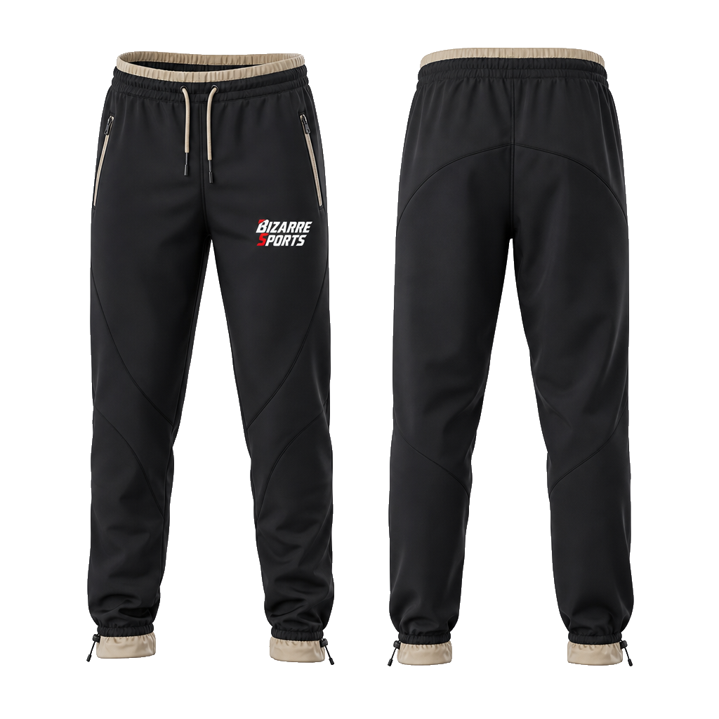 Custom Reversible Basketball Warm Up Pants with Dual-Sided Colour Mapping and Adjustable Cinch Hem