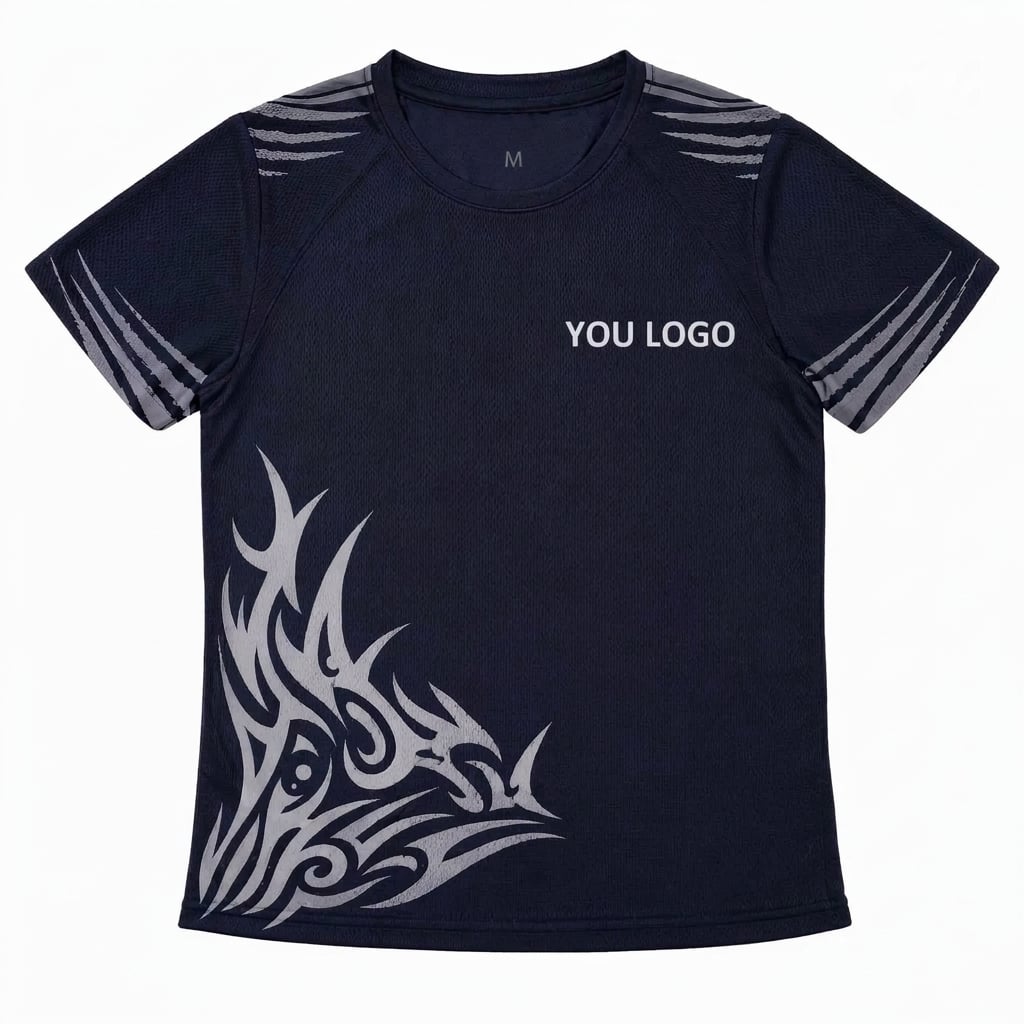 Raglan-Ärmel-T-Shirt mit mikrofeinen Lüftungslöchern | Herren-Sportshirt mit Schweißabsorption und hoher Dehnbarkeit, individuell gestaltbar