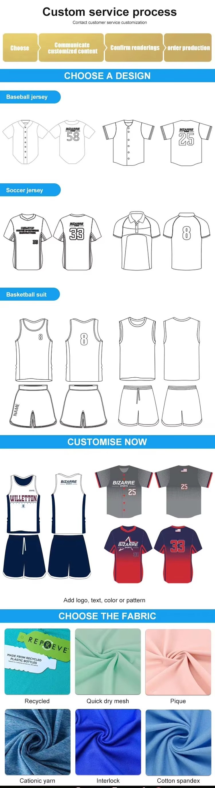 B130 Quick Turn Unisex Baseball Jersey Breathable Sports Wear Plus Size Printed Factory Direct Sublimation details