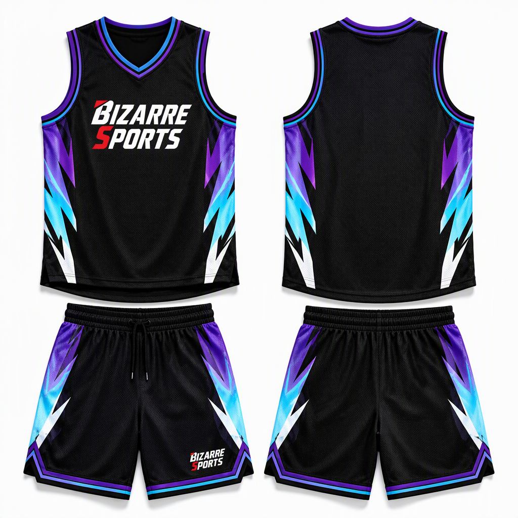 Premium Quick-Dry Mesh 2-Piece Basketball Jersey + Shorts Set with Sublimation Printing Programme
