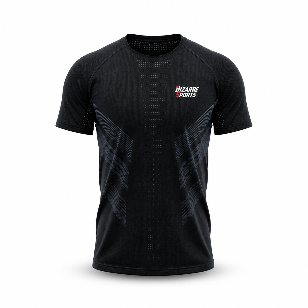 Wholesale Performance Short-Sleeve Training T-Shirt with Ventilation Mesh Zones and OEM Private Label Service Programme