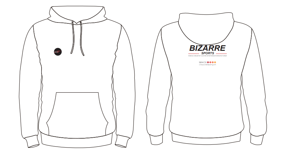 Kapuzenjacken und Pullover Leeres Template