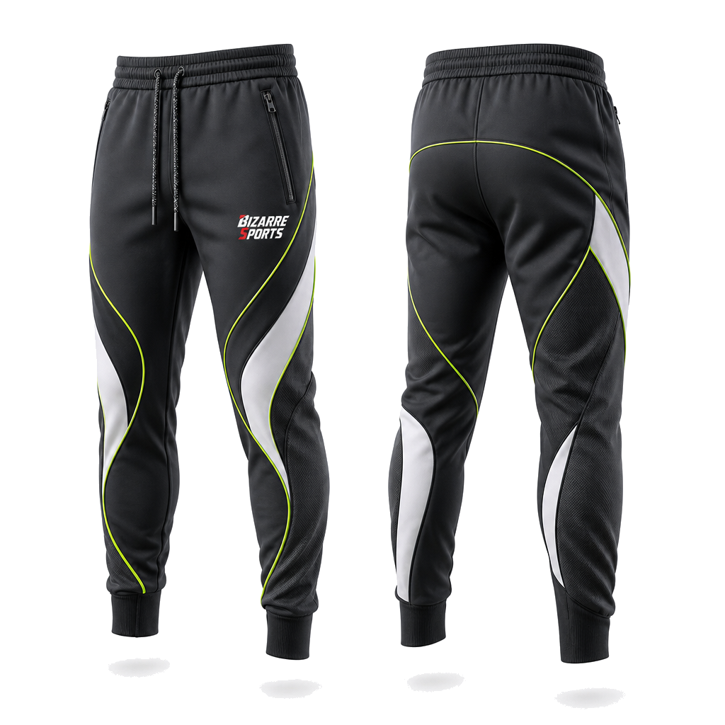 Tapered Stretch Basketball Pants with Curved Flex Pleats for Shooting Practice and Warm-Up