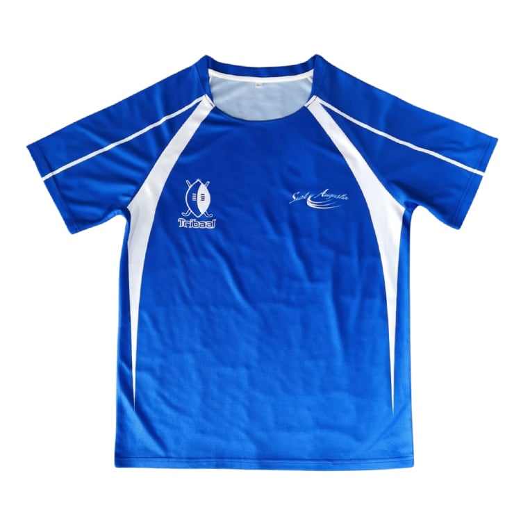 106 Individuelles Fußball-T-Shirt mit Vollsublimationsdruck und lebendigem Teamdesign für sportliche Beanspruchung und Fantragen