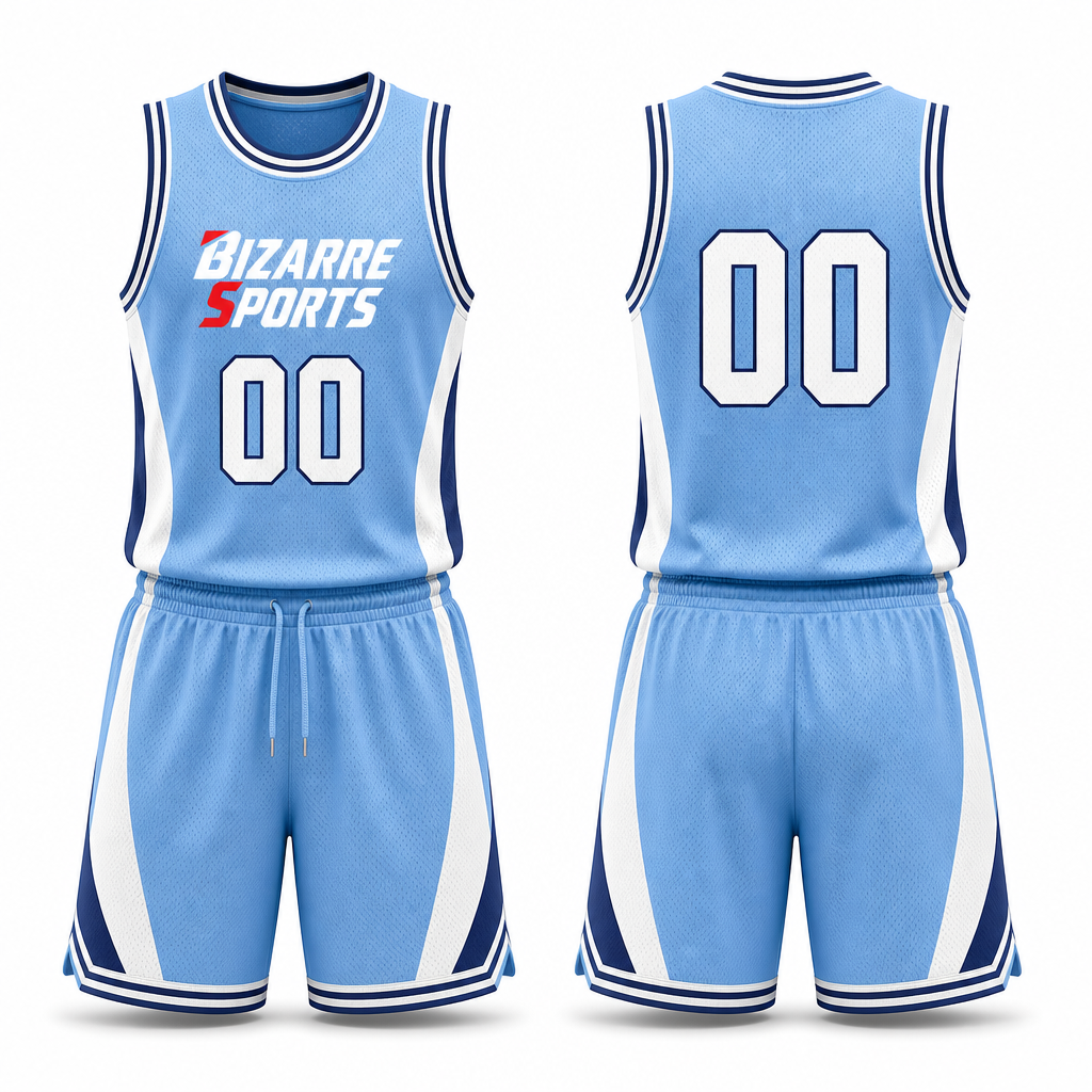 Performance Teamwear 2-Piece Basketball Jersey + Shorts Set with Quick-Dry Sublimation Programme Available