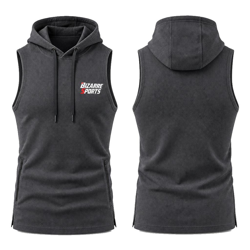 Custom 300 GSM Basketball Training Vest with 65% Cotton Waffle Knit and Cool-Touch Finish