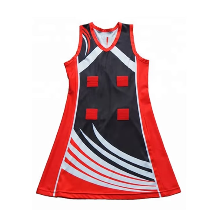 Sublimiertes Mädchen-Netball-Kleid, Uniform