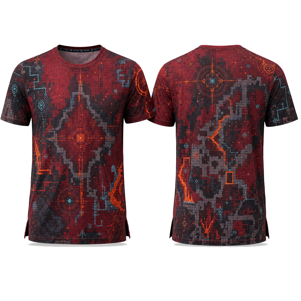 Custom Men's Anime Gaming Graphic Crew Neck T-Shirt Cationic Plain Jersey 160 GSM Casual Streetwear Wear