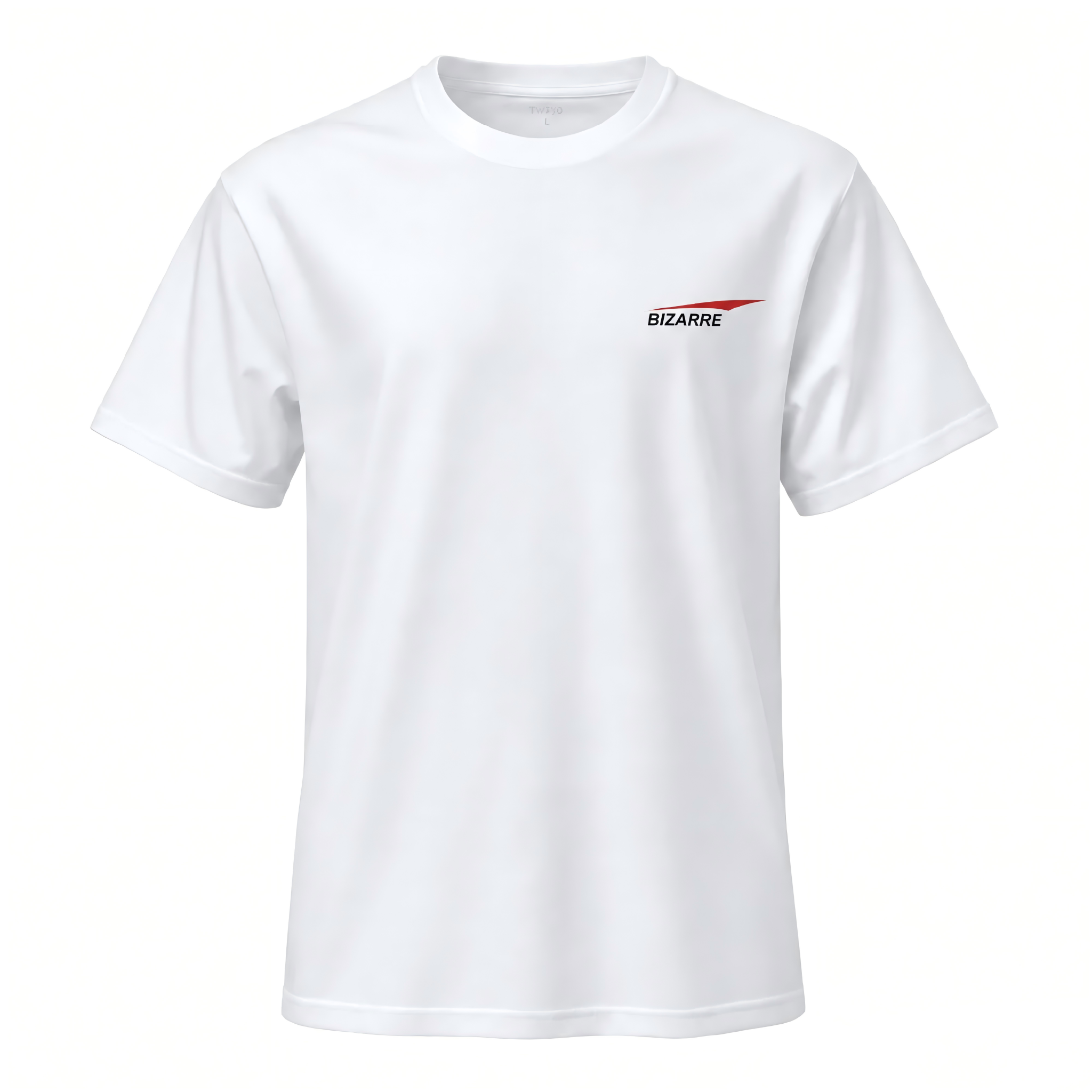 Maglietta sportiva classica e versatile in cotone con girocollo | T-shirt bianca minimalista per uomo, ideale come strato base traspirante per l'estate