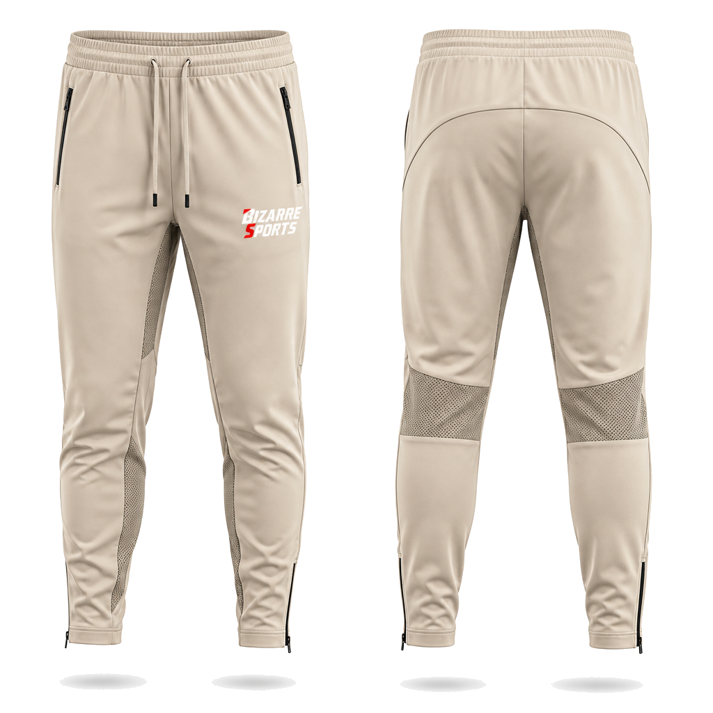 Custom Basketball Training Pants with 280G Air-Layer Fleece and Mesh Vent Windows