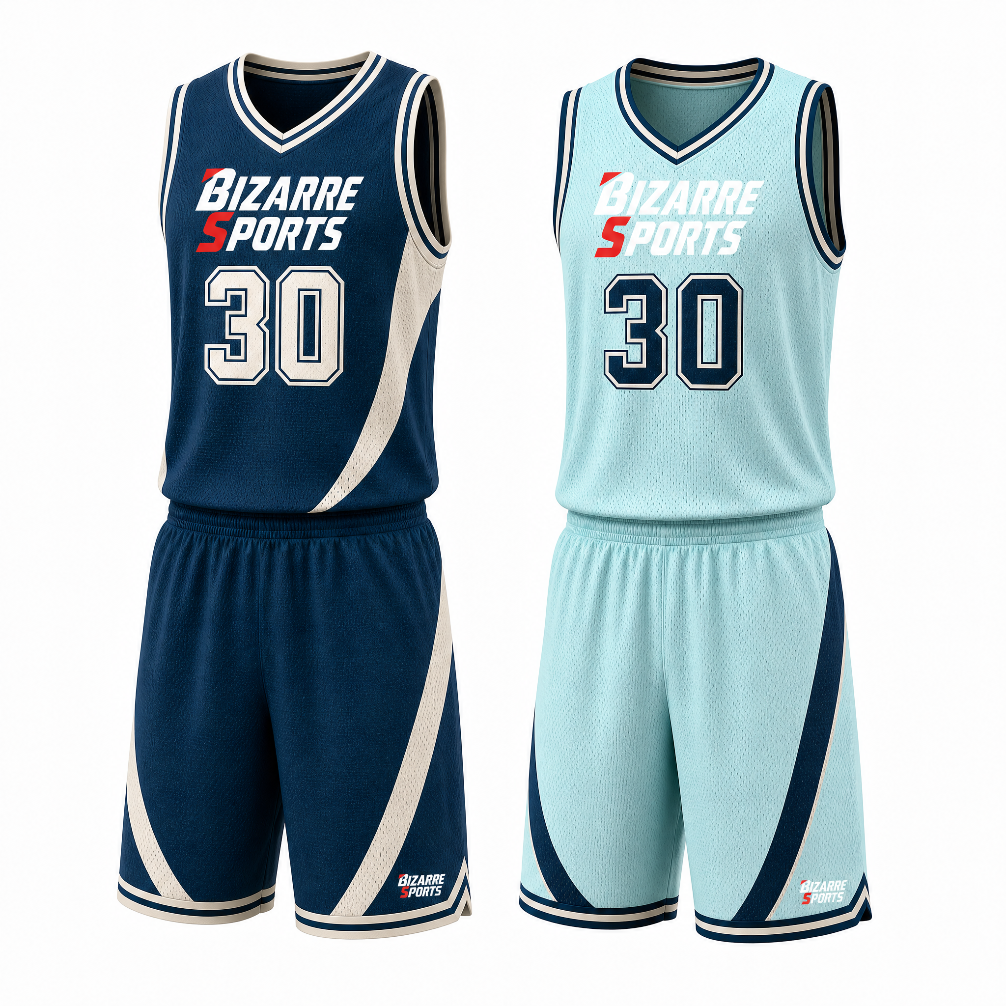 Uniforme da basket reversibile in due pezzi, leggera (140 GSM), composta da maglia e pantaloncini, adatta a varie competizioni maschili; supporta la stampa a sublimazione.