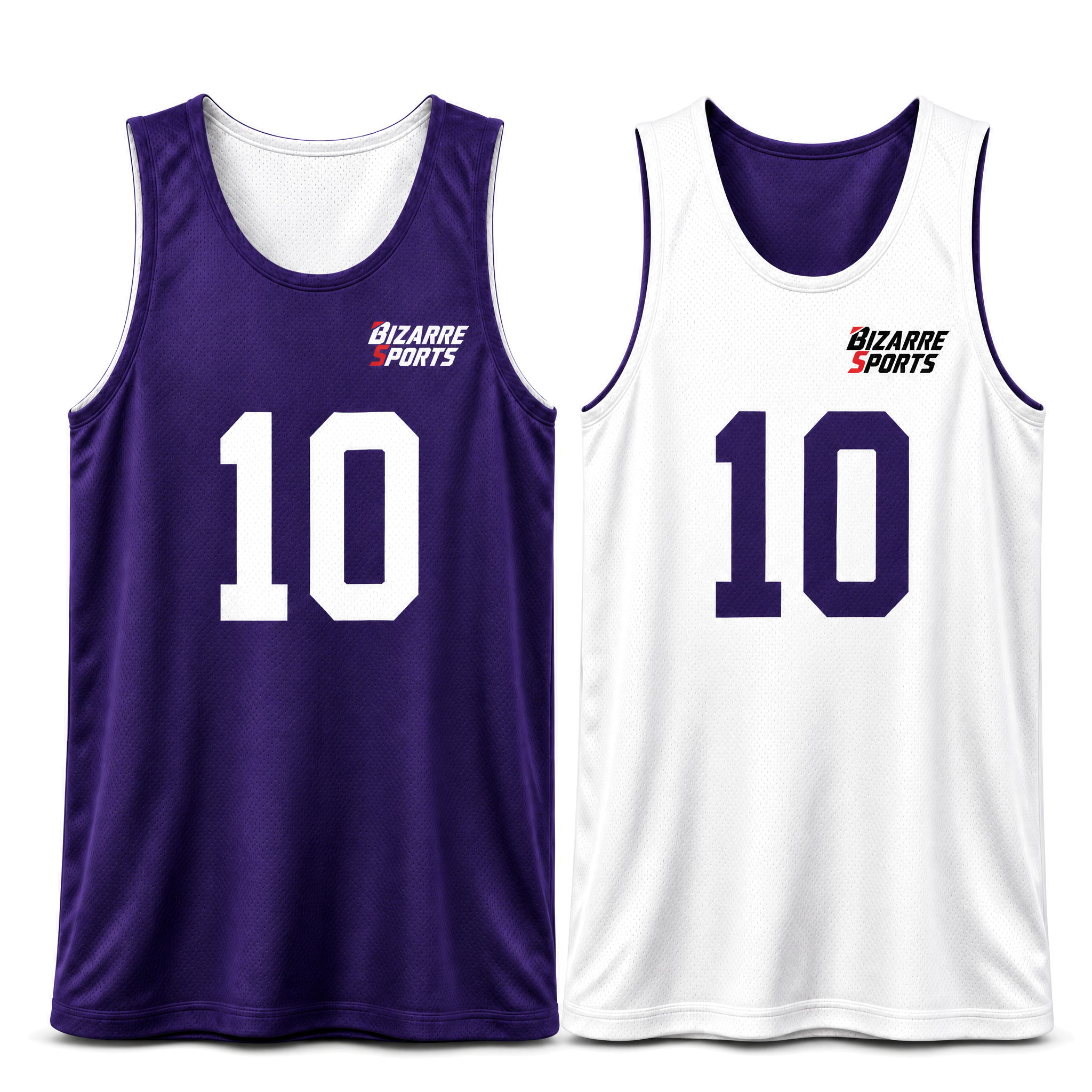Reversible Basketball Jersey Tank Set with Double-Layer Hem Stability Construction across Mens + Womens Practice 