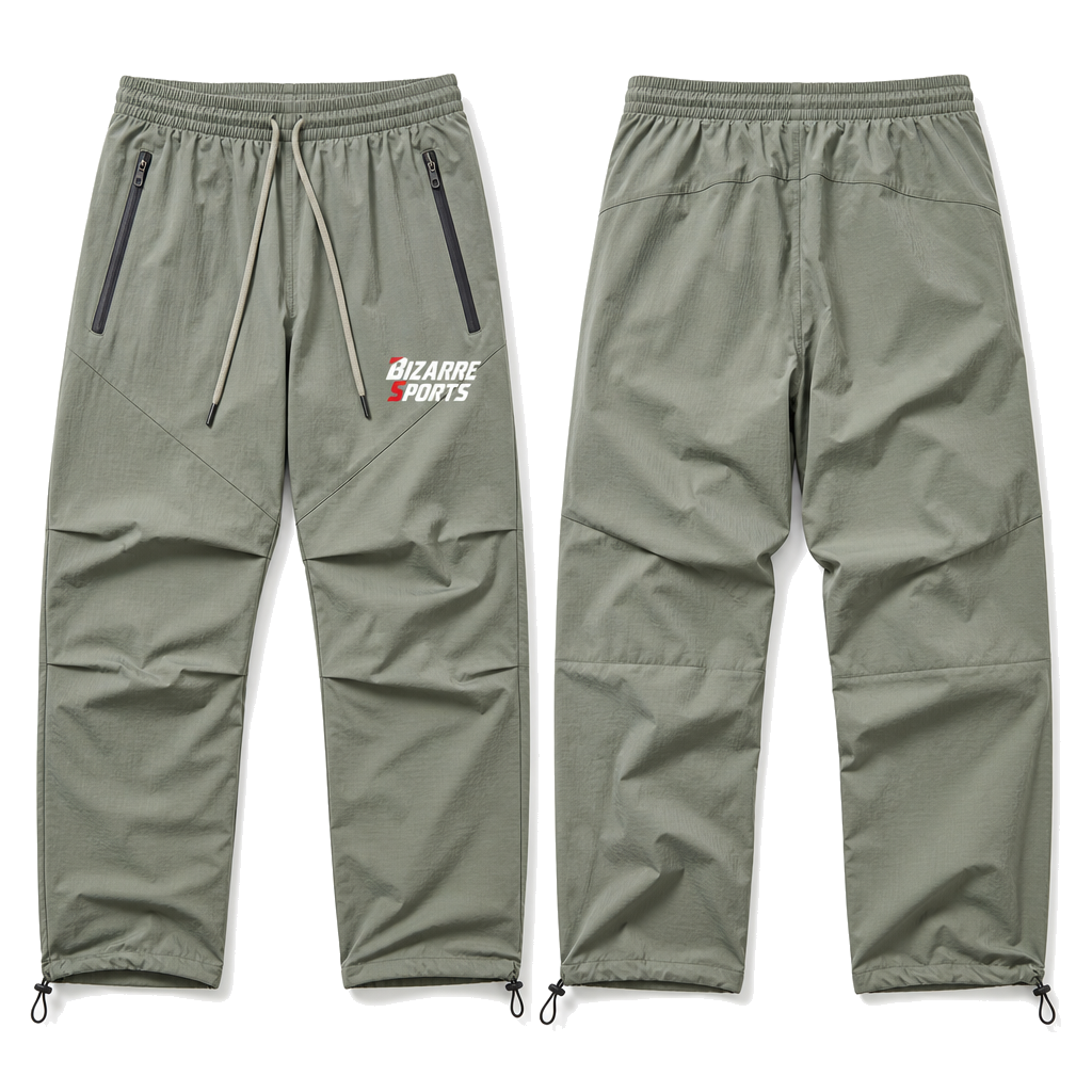 Custom Water-Resistant Basketball Training Pants with DWR Ripstop Shell and YKK Zip Pockets