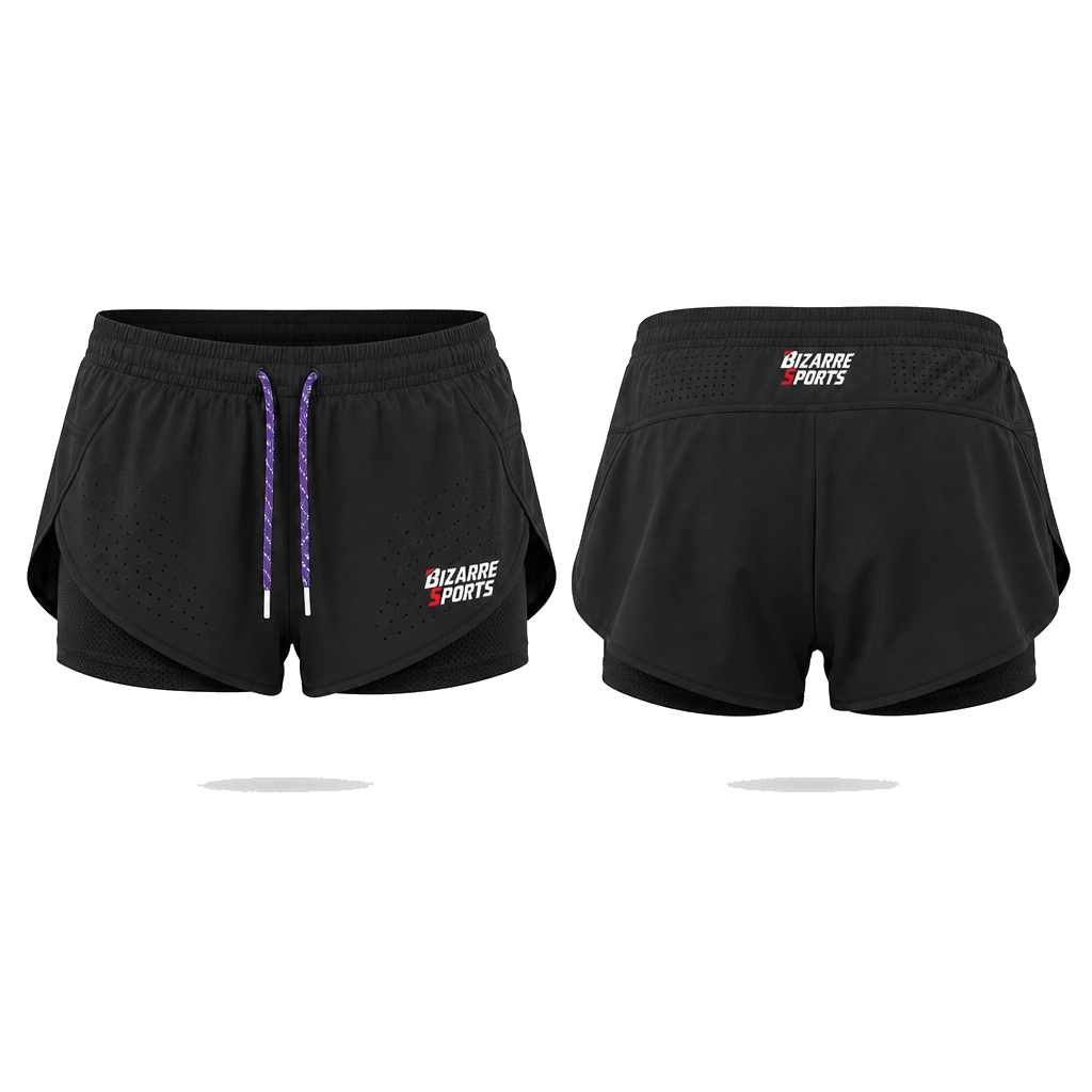 Wholesale Women's Seamless Bonded Shorts with 2-in-1 Liner Design and OEM Private Label Service Programme